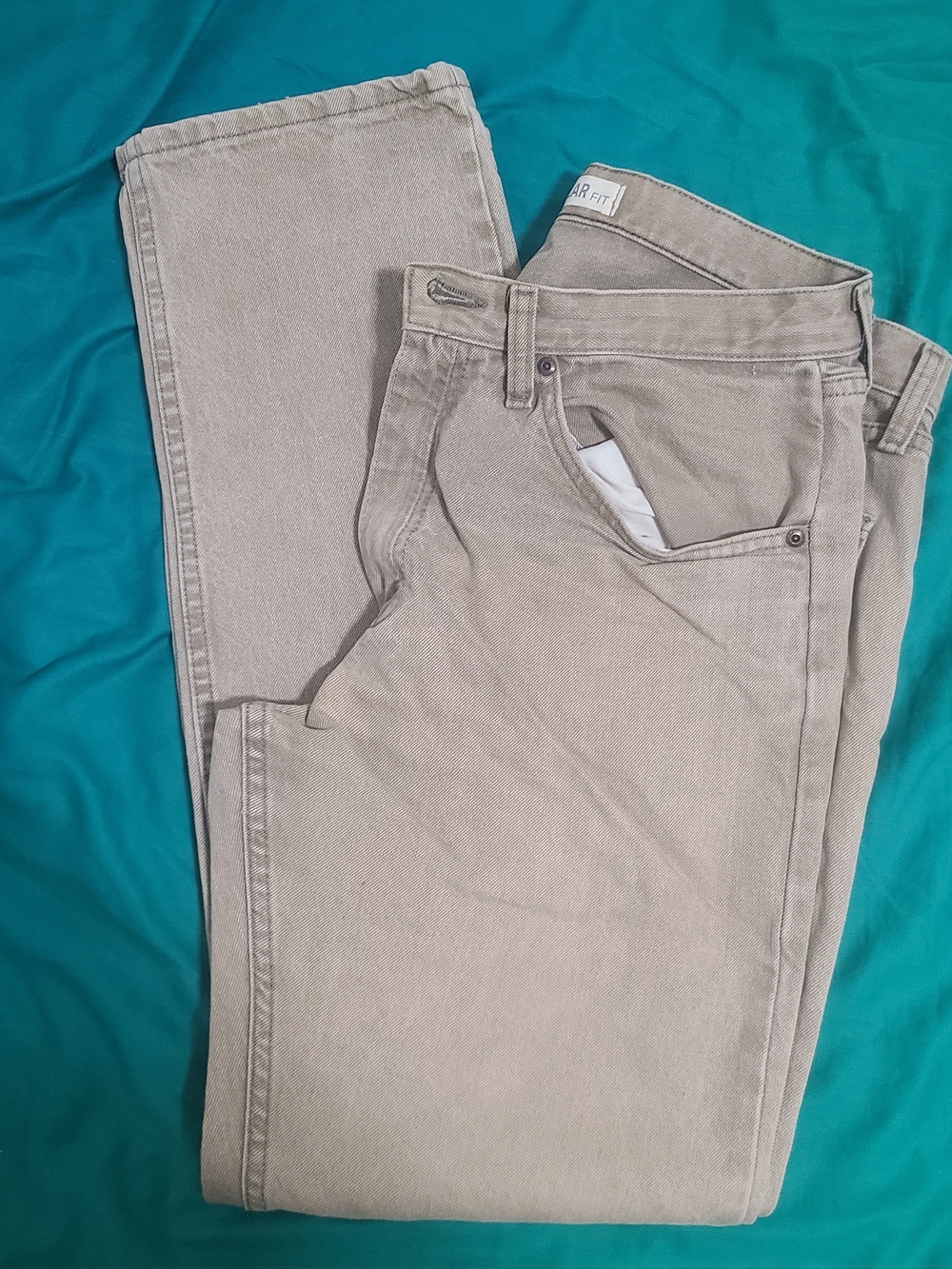 Lee Regular Fit Jeans in Light Taupe